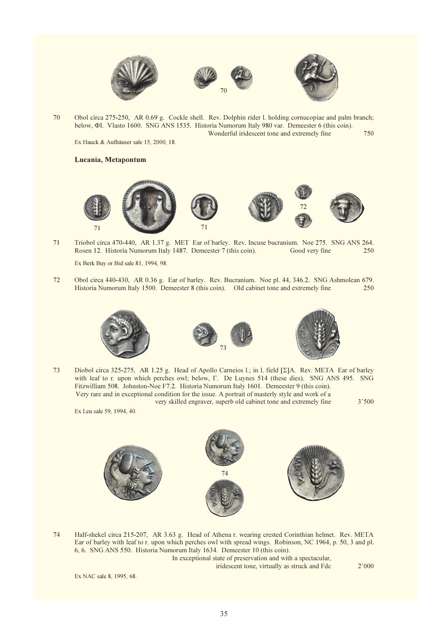 Numismatica Ars Classica Auction 82 (2015) page 32