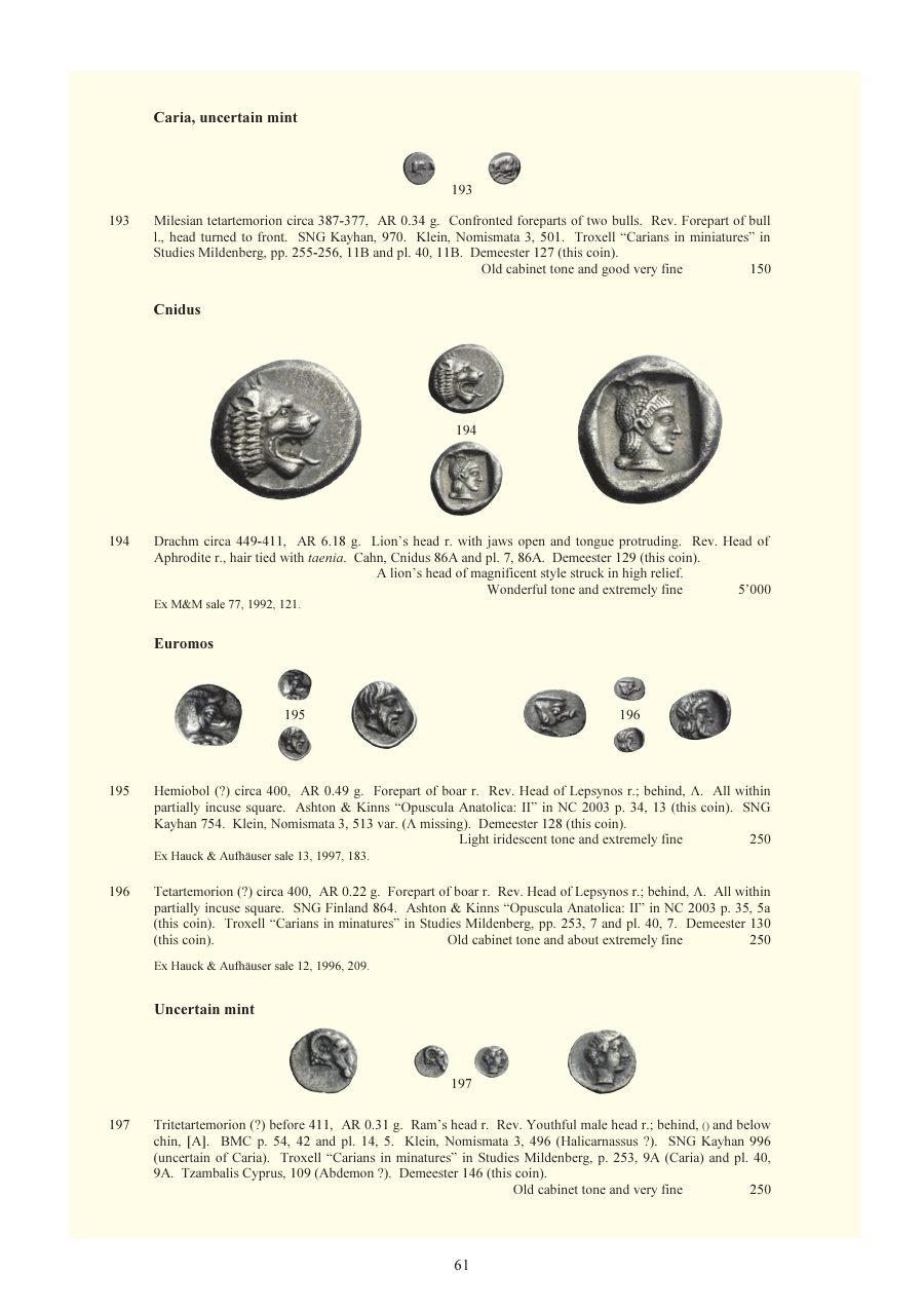 Numismatica Ars Classica Auction 82 (2015) page 58
