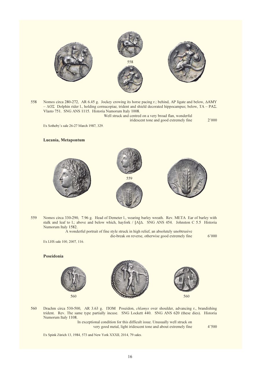 Numismatica Ars Classica Auction 84 (2015) page 13
