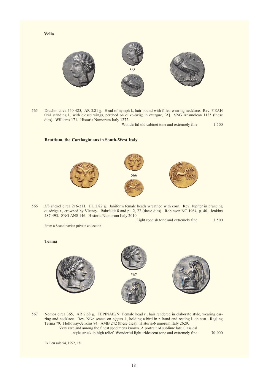Numismatica Ars Classica Auction 84 (2015) page 15