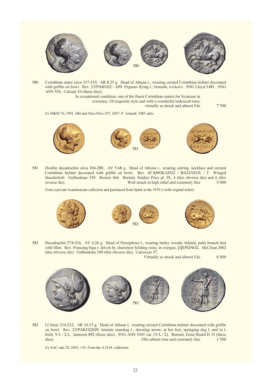 Numismatica Ars Classica Auction 84 (2015) page 20