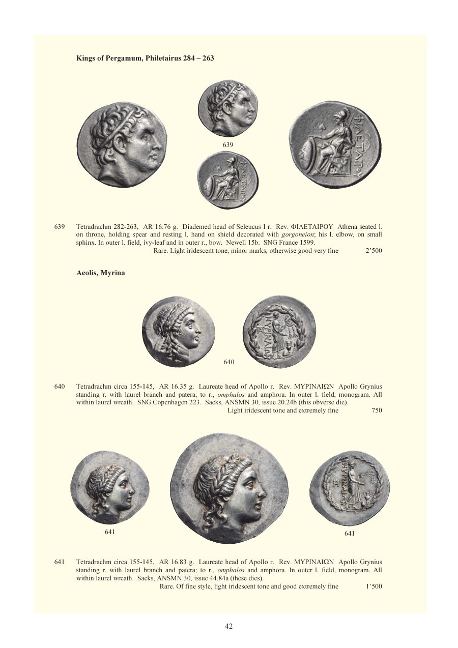 Numismatica Ars Classica Auction 84 (2015) page 39