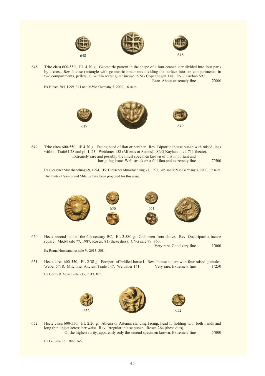 Numismatica Ars Classica Auction 84 (2015) page 42