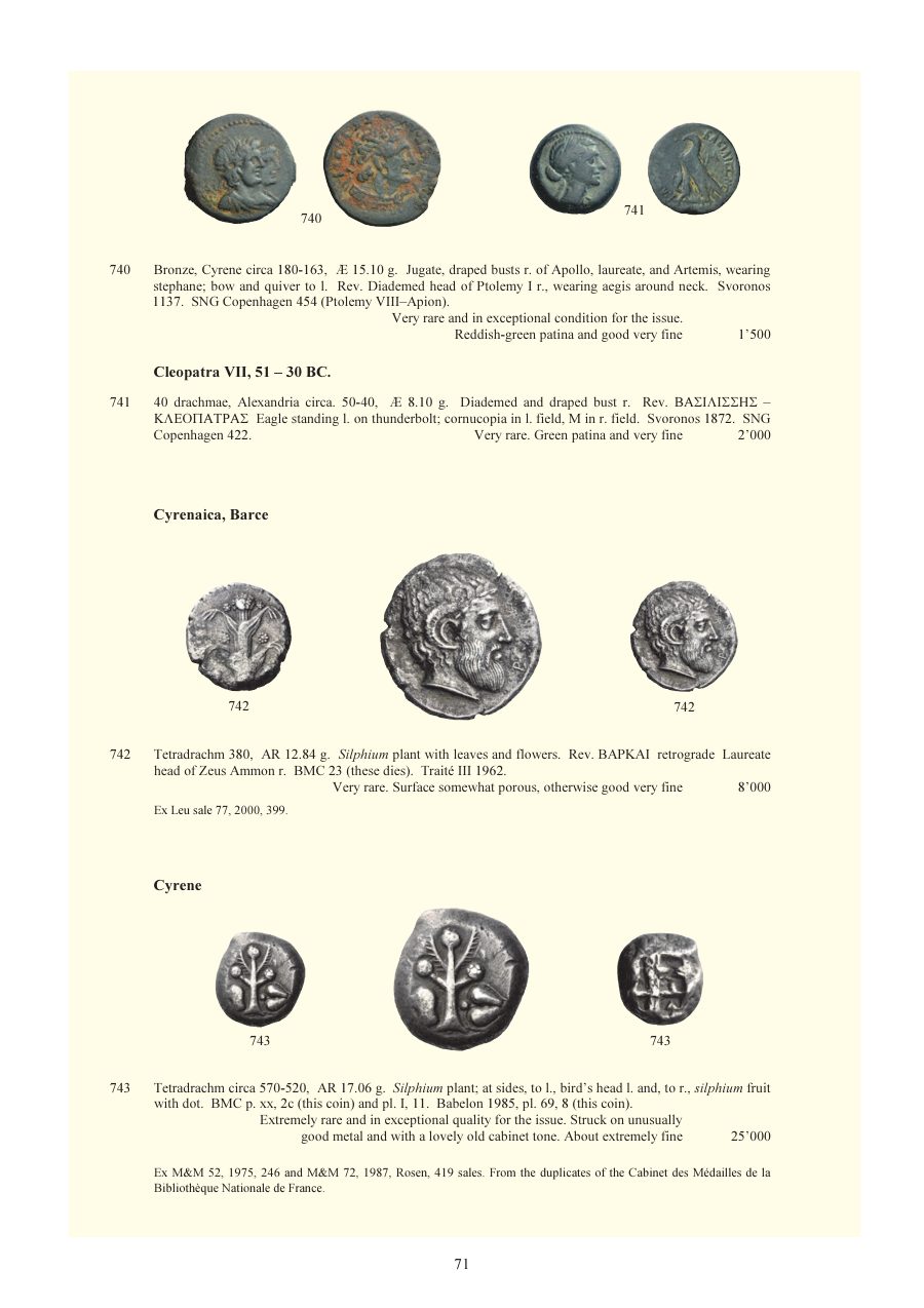 Numismatica Ars Classica Auction 84 (2015) page 68