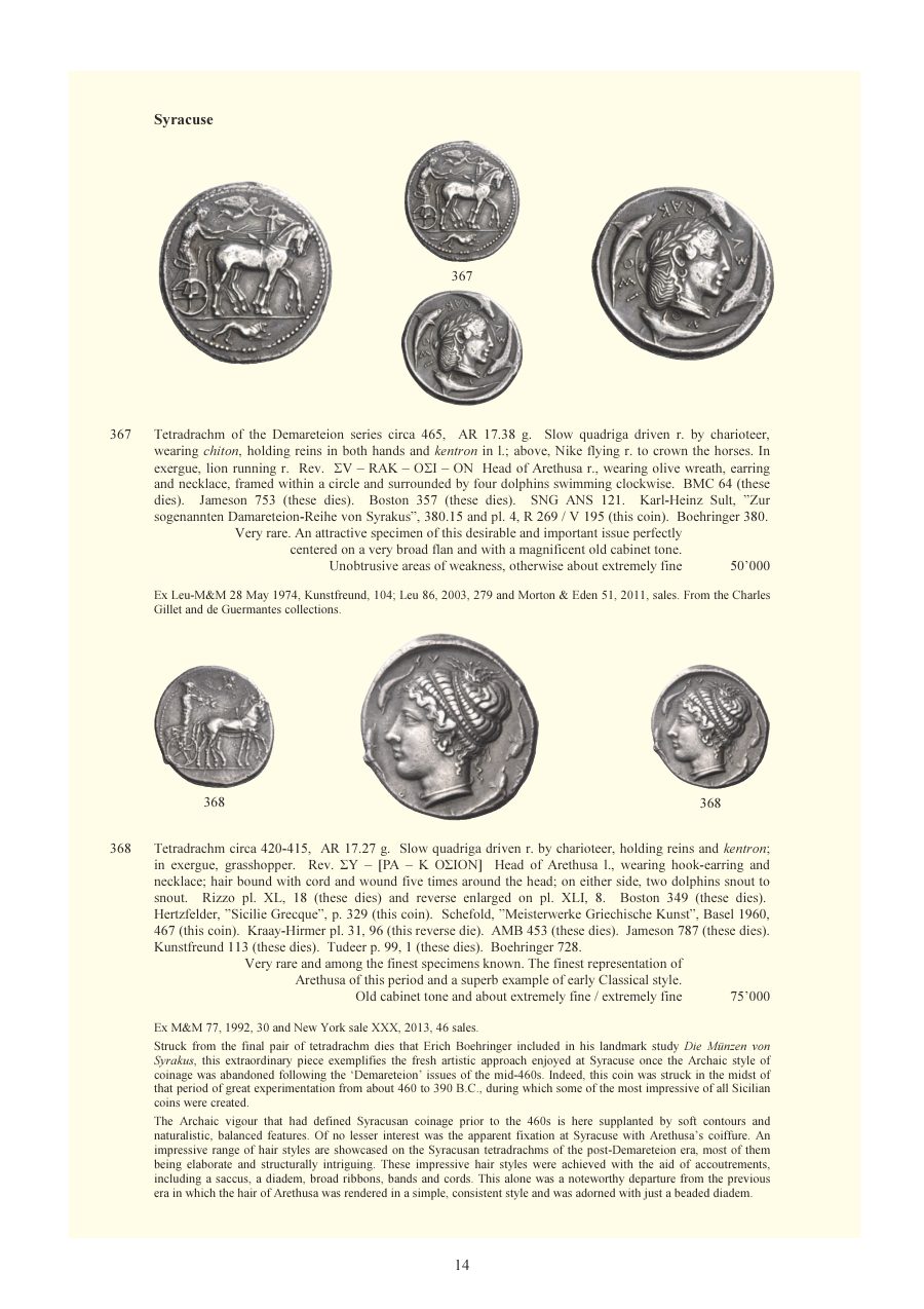 Numismatica Ars Classica Auction 88 (2015) page 15