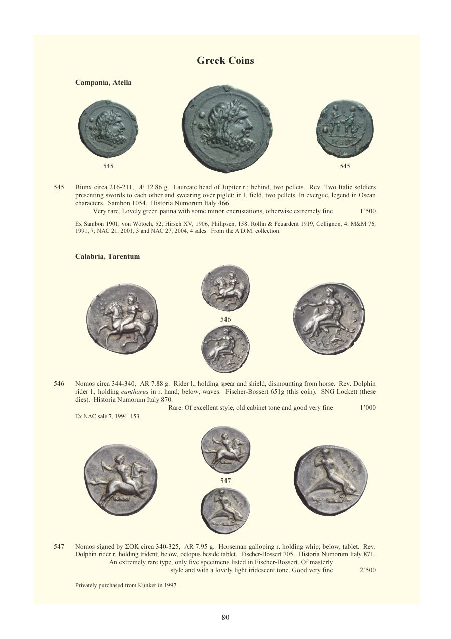 Numismatica Ars Classica Auction 88 (2015) page 81