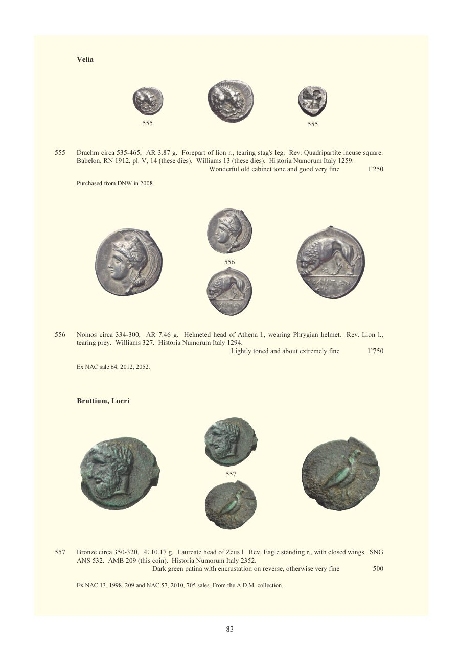 Numismatica Ars Classica Auction 88 (2015) page 84