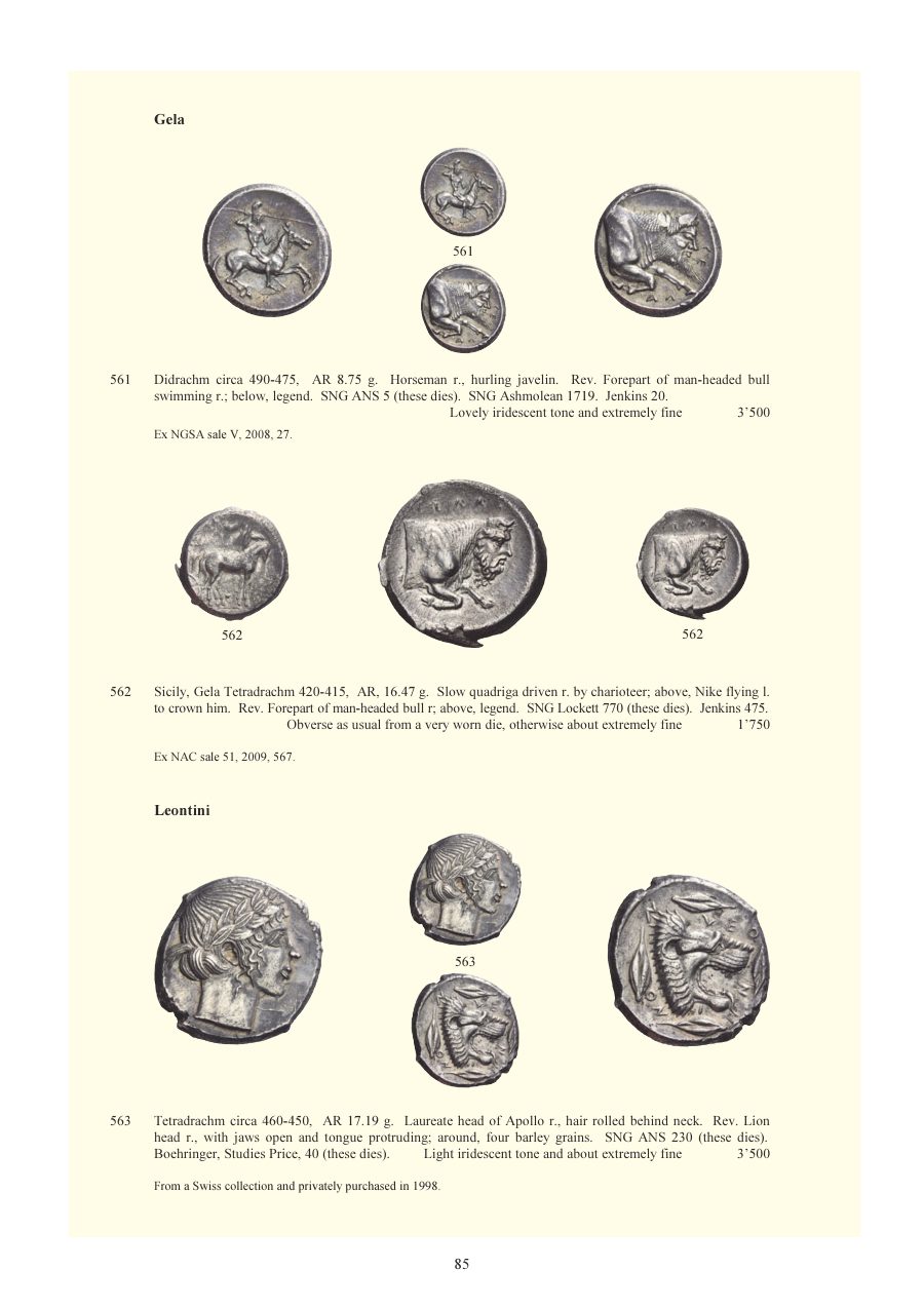 Numismatica Ars Classica Auction 88 (2015) page 86