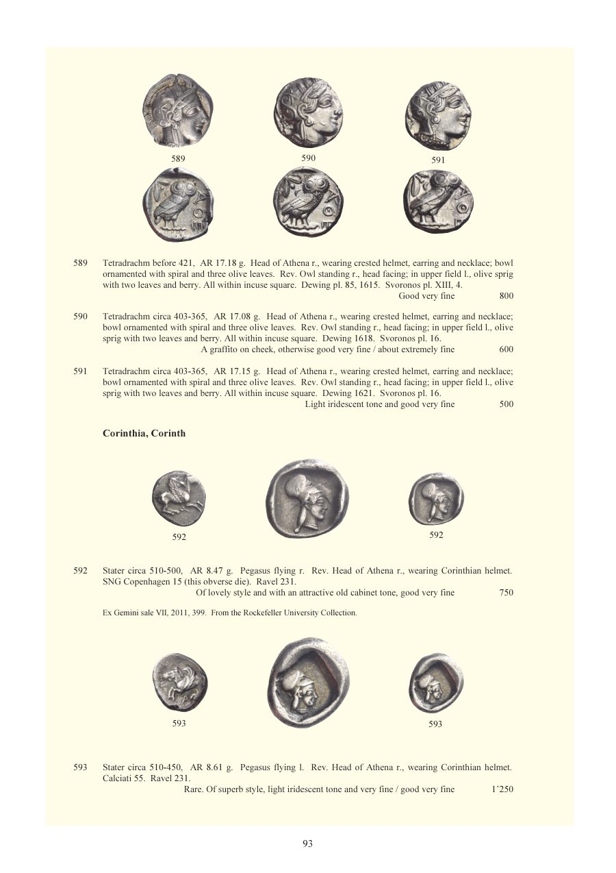 Numismatica Ars Classica Auction 88 (2015) page 94