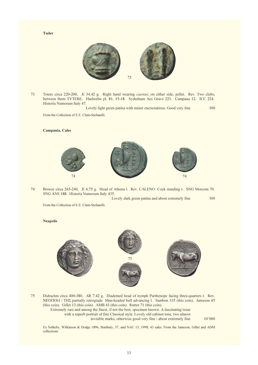 Numismatica Ars Classica Auction 92 (2016) page 13
