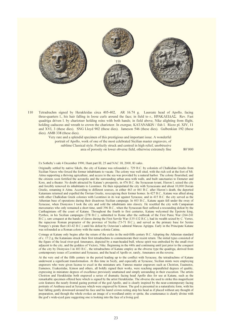Numismatica Ars Classica Auction 92 (2016) page 25