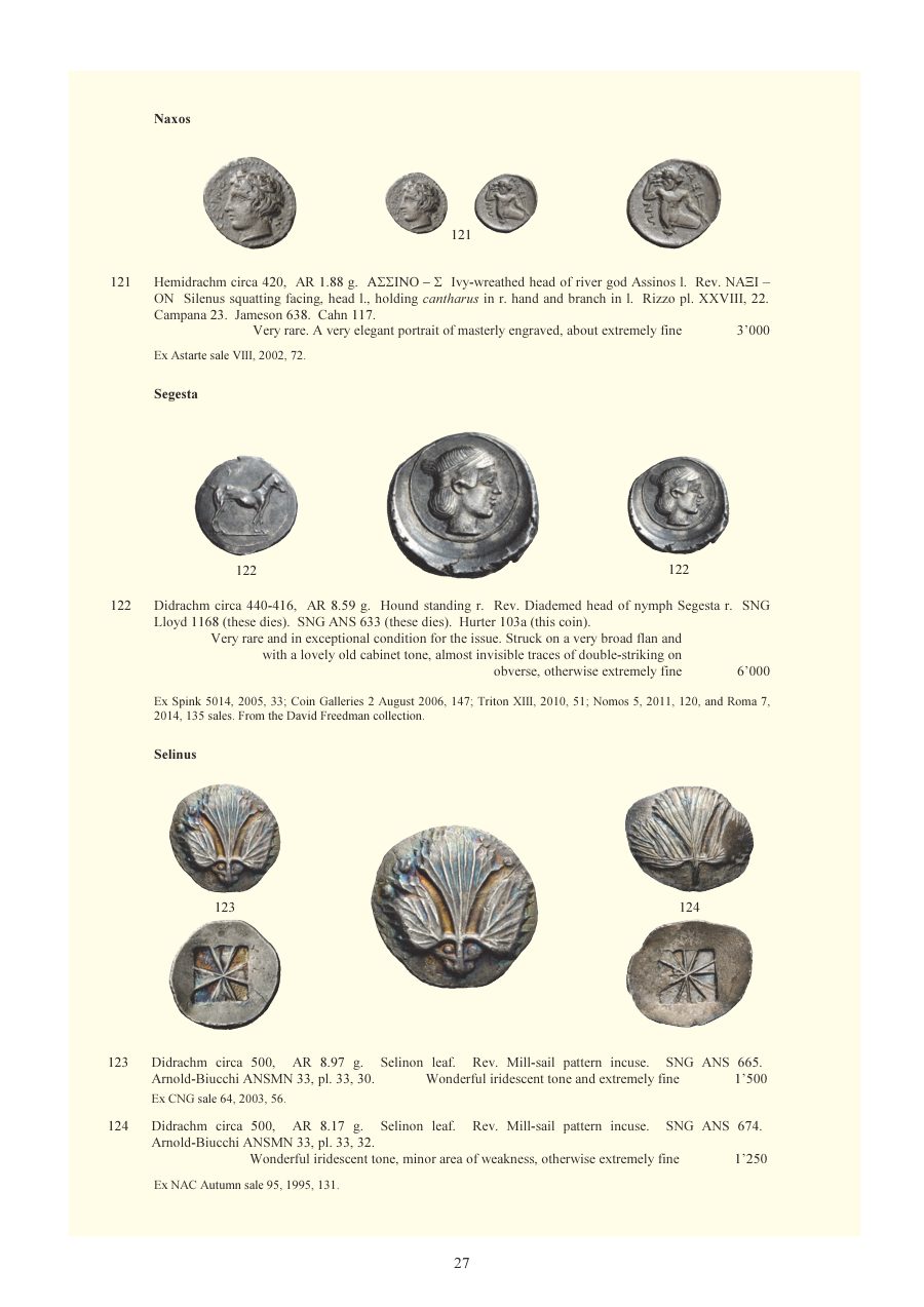 Numismatica Ars Classica Auction 92 (2016) page 29