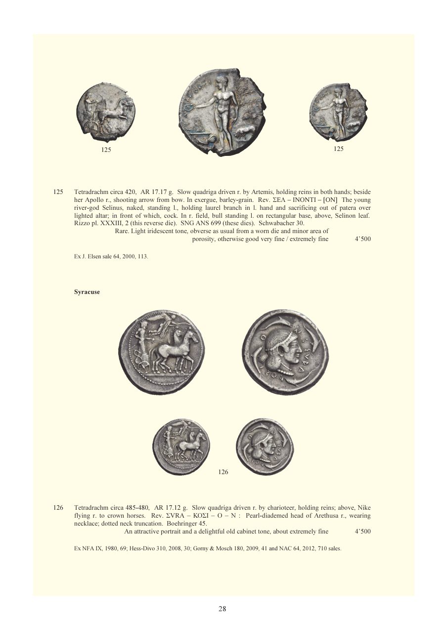 Numismatica Ars Classica Auction 92 (2016) page 30