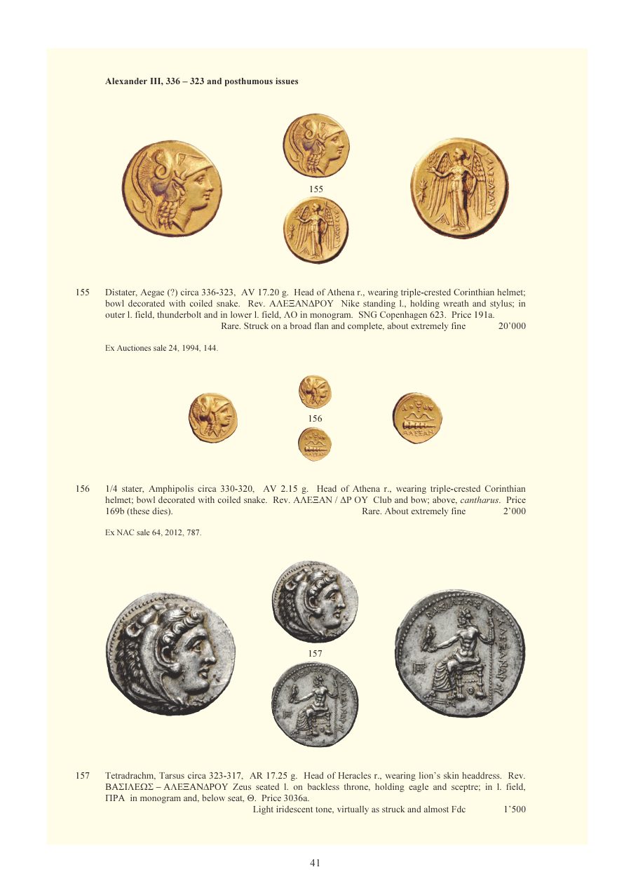 Numismatica Ars Classica Auction 92 (2016) page 43
