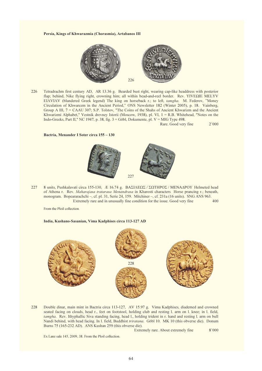 Numismatica Ars Classica Auction 92 (2016) page 66