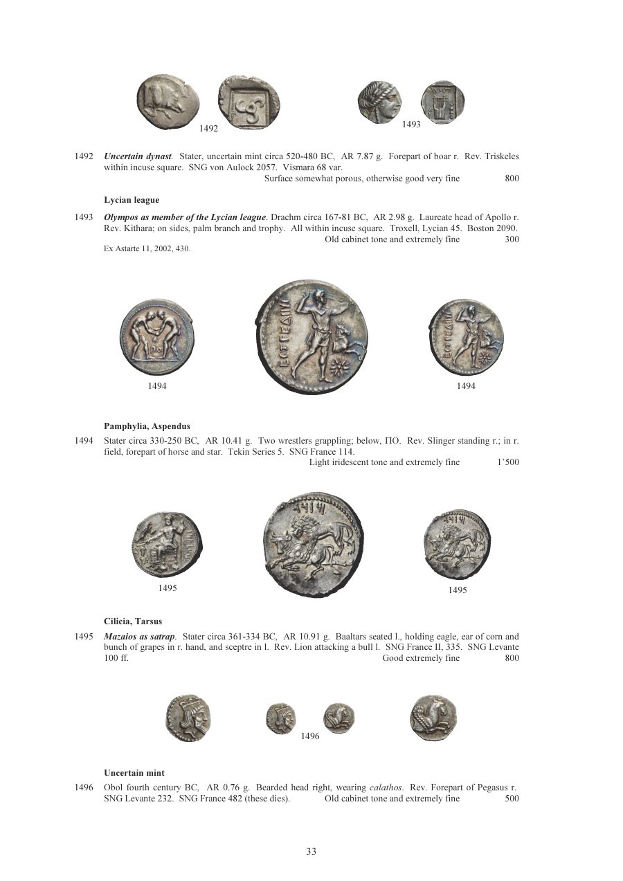 Numismatica Ars Classica Auction 92 II (2016) page 35