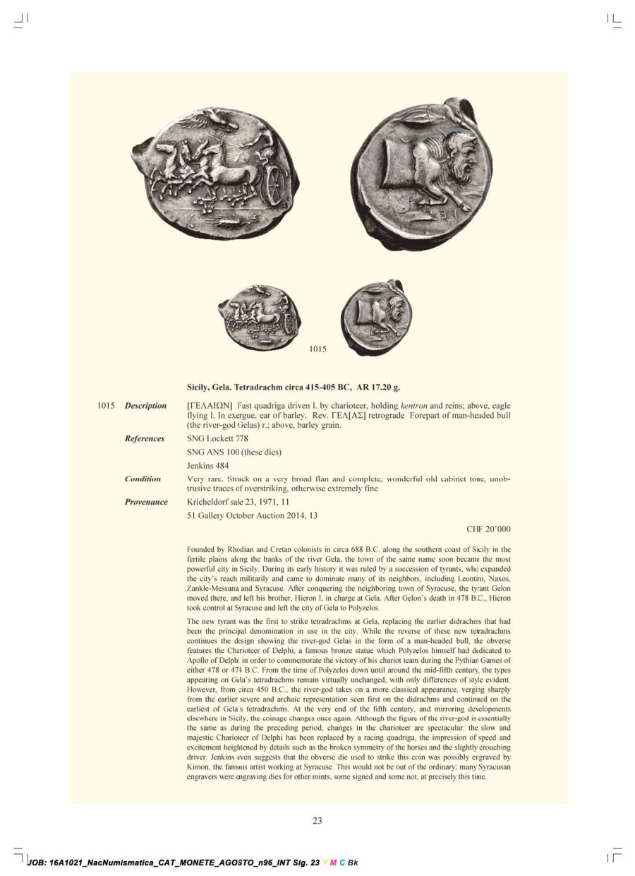 Numismatica Ars Classica Auction 96 (2016) page 24