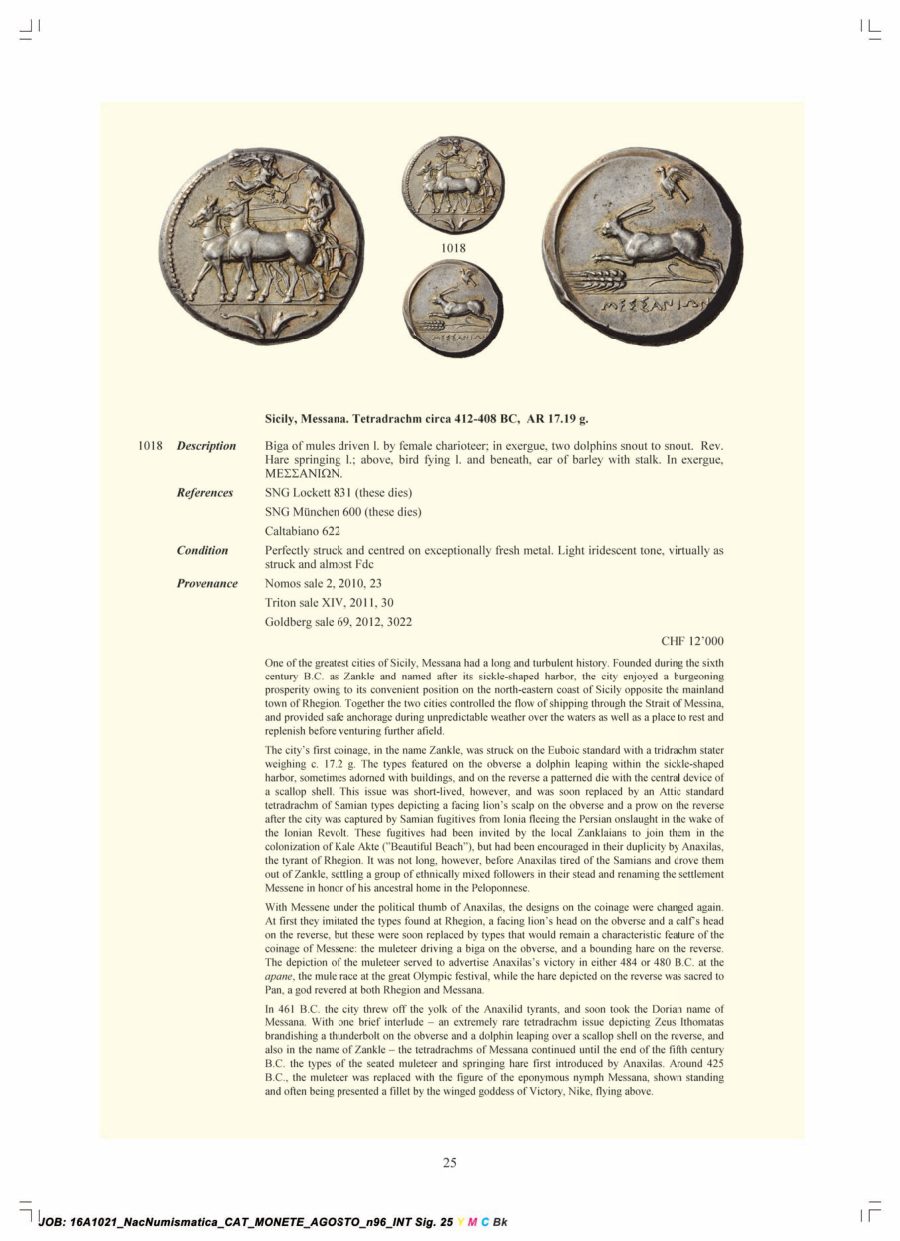 Numismatica Ars Classica Auction 96 (2016) page 26