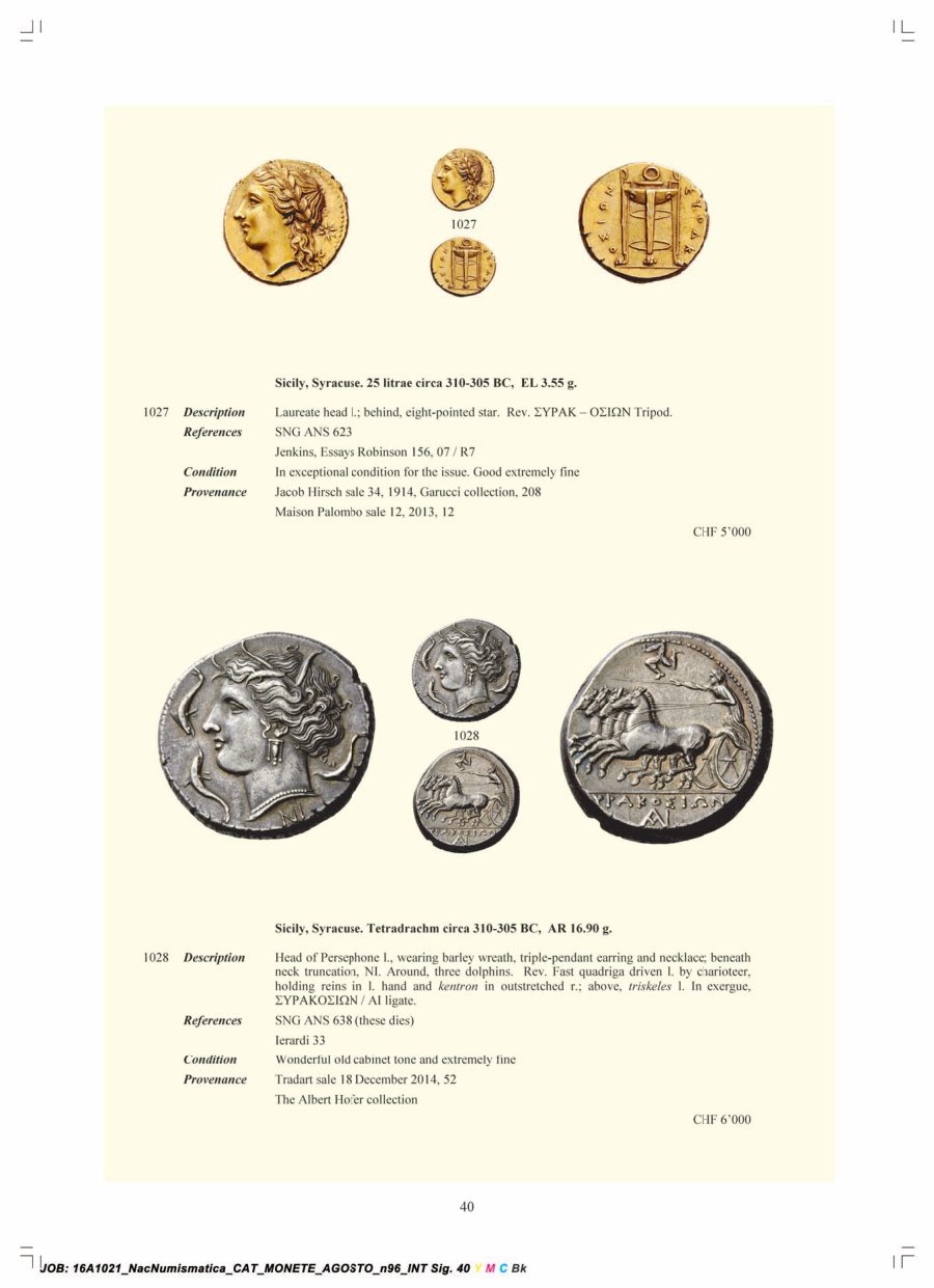 Numismatica Ars Classica Auction 96 (2016) page 41