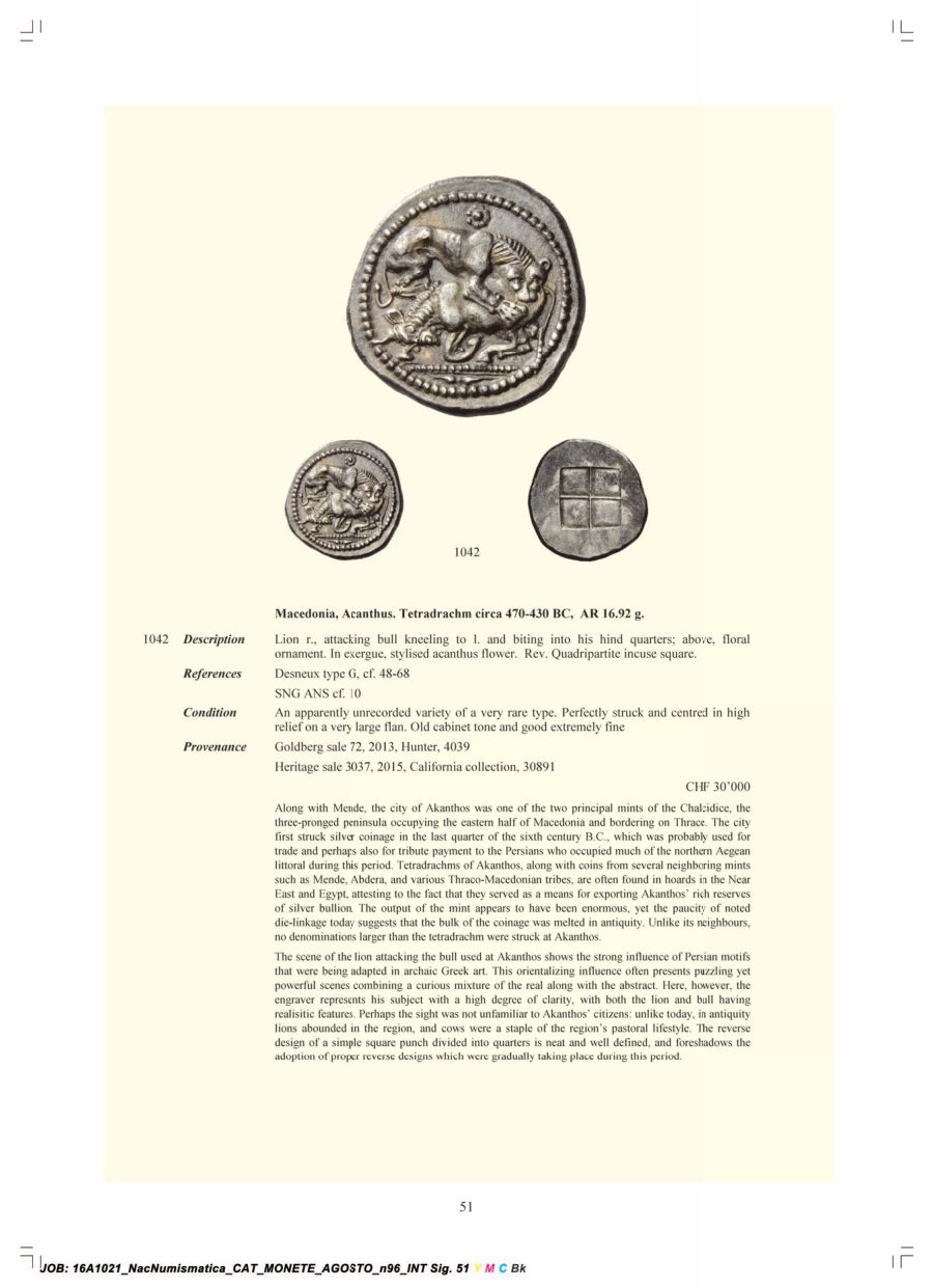 Numismatica Ars Classica Auction 96 (2016) page 52