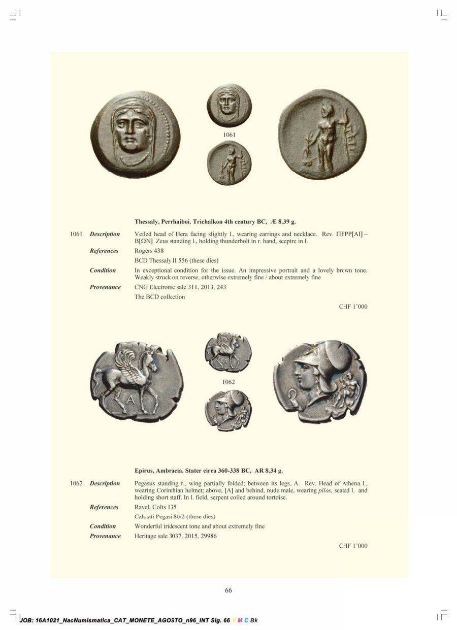 Numismatica Ars Classica Auction 96 (2016) page 67