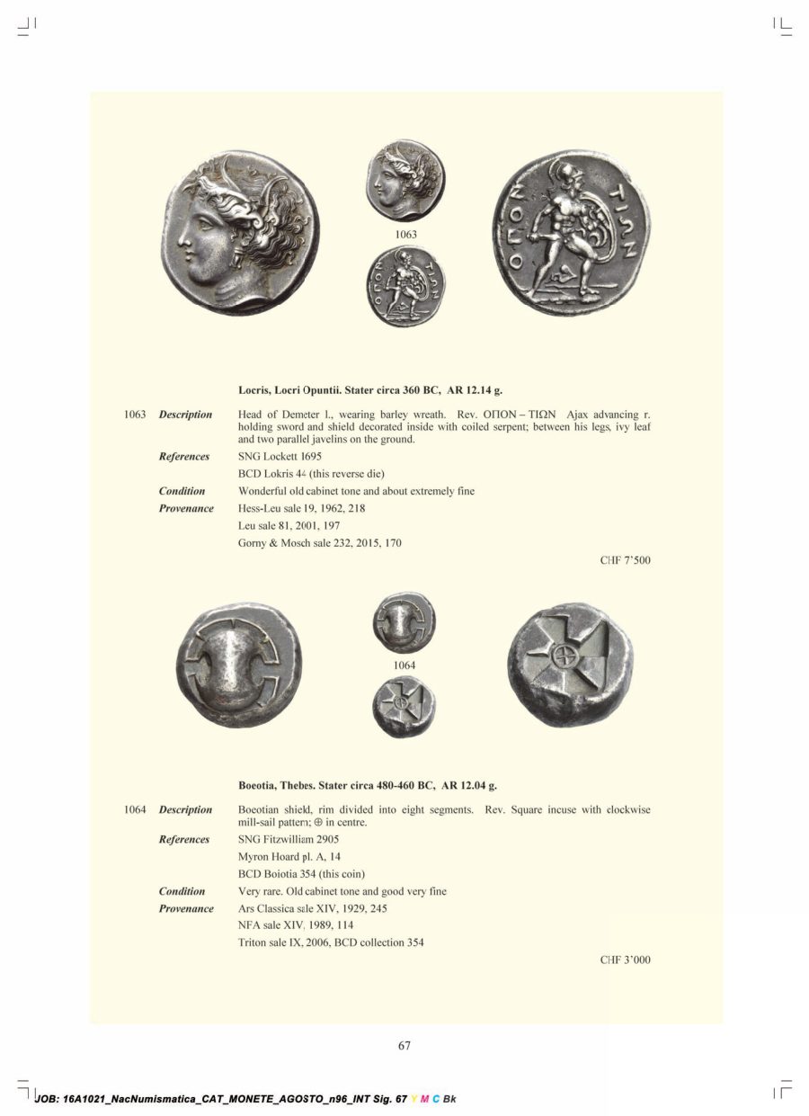 Numismatica Ars Classica Auction 96 (2016) page 68