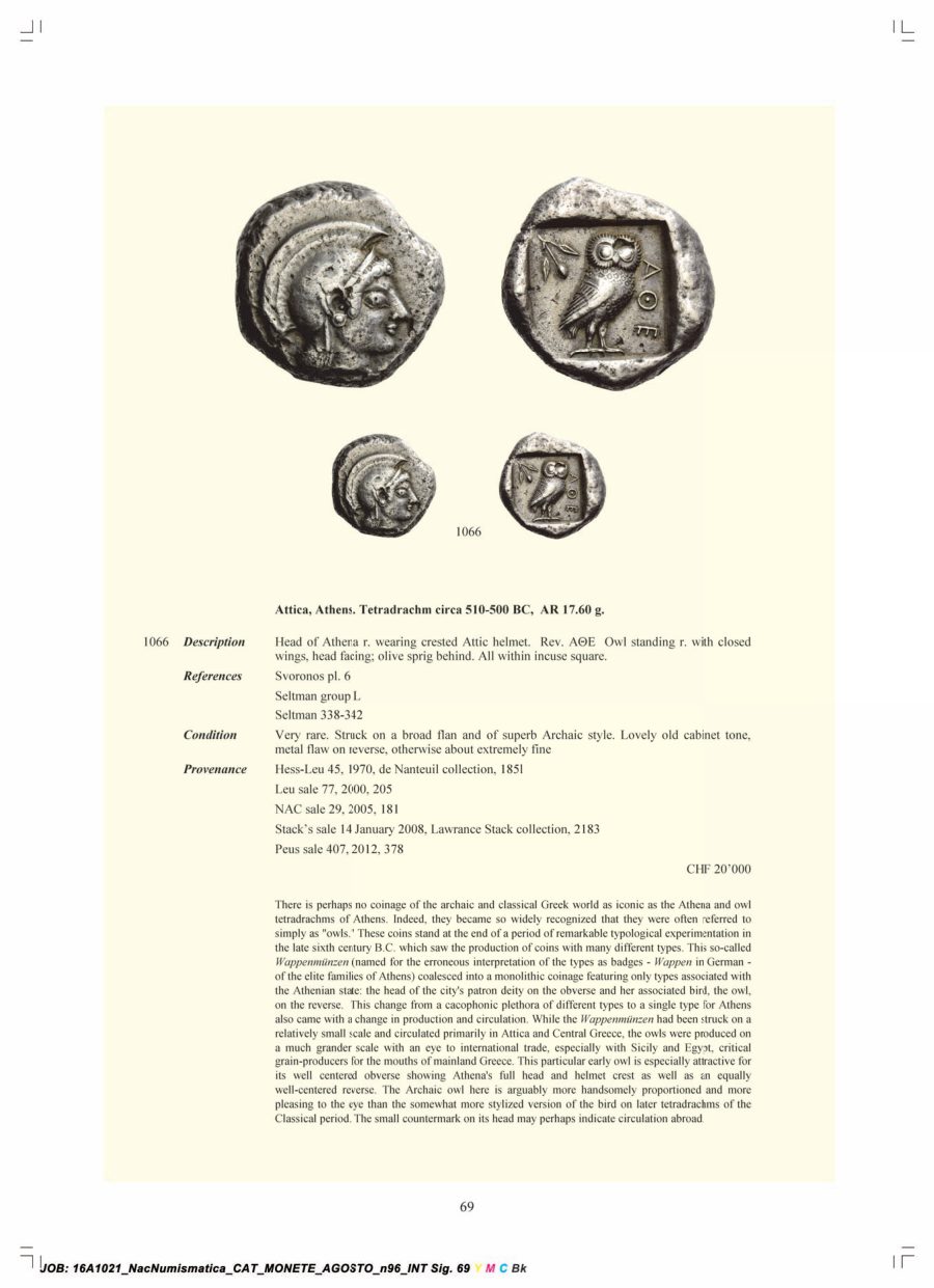 Numismatica Ars Classica Auction 96 (2016) page 70