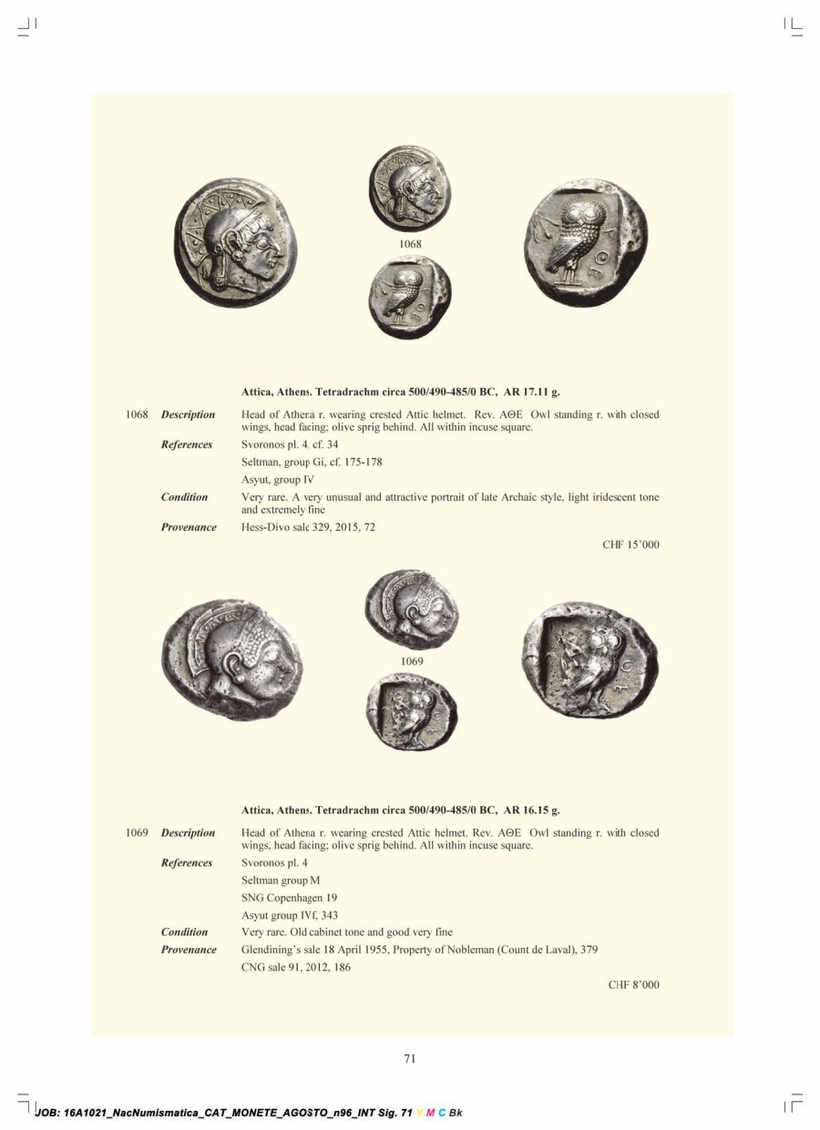 Numismatica Ars Classica Auction 96 (2016) page 72