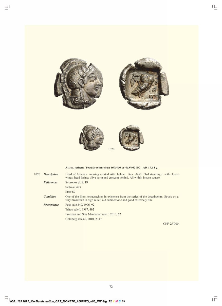 Numismatica Ars Classica Auction 96 (2016) page 73