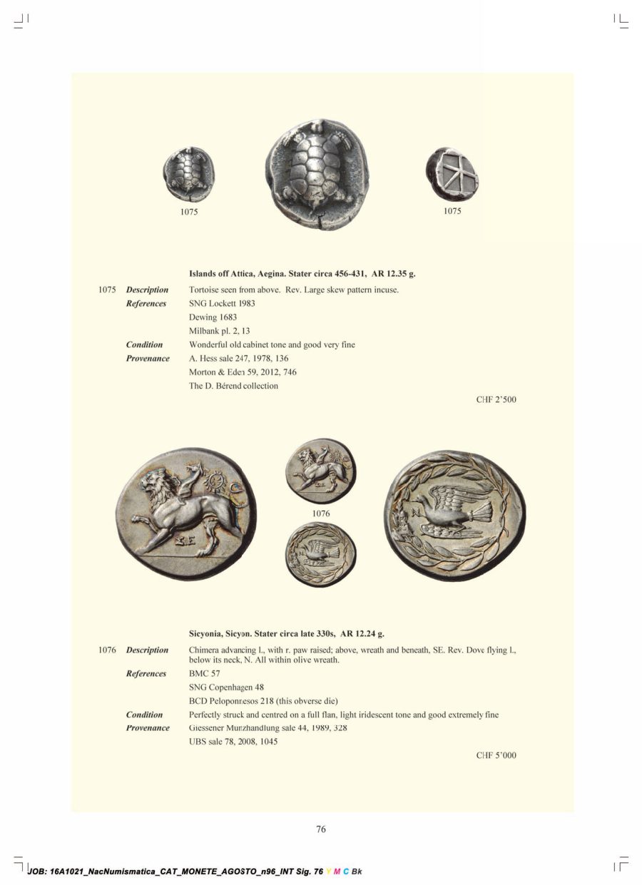 Numismatica Ars Classica Auction 96 (2016) page 77