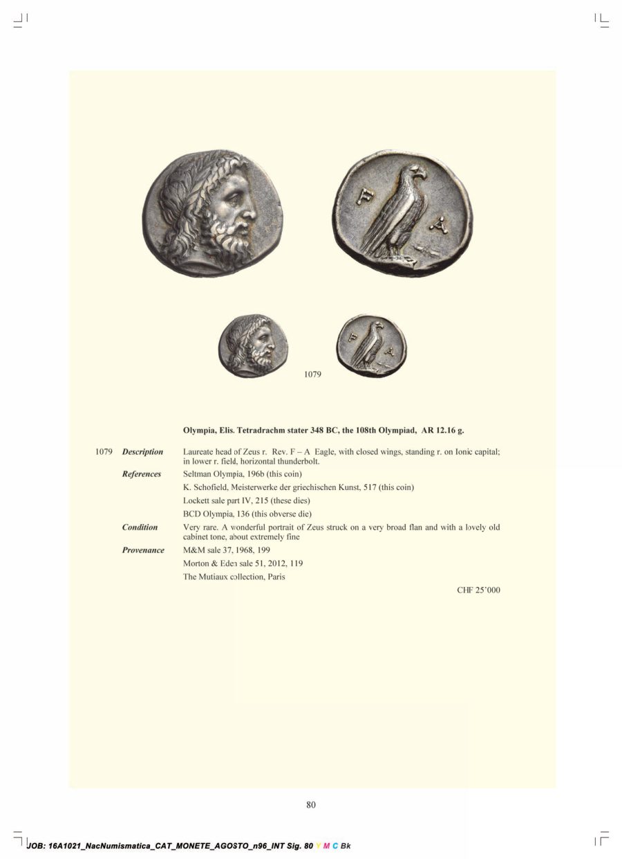 Numismatica Ars Classica Auction 96 (2016) page 81