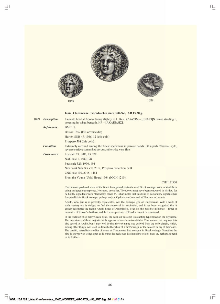 Numismatica Ars Classica Auction 96 (2016) page 87