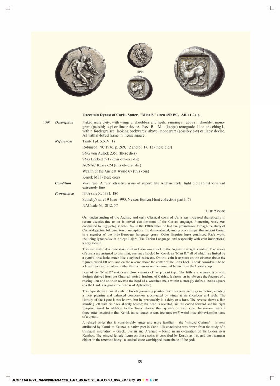 Numismatica Ars Classica Auction 96 (2016) page 90