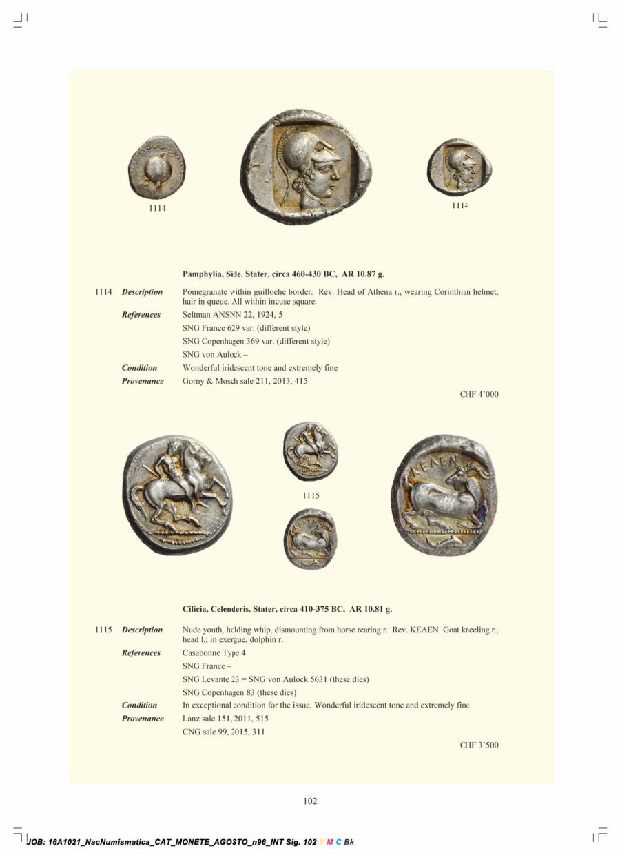 Numismatica Ars Classica Auction 96 (2016) page 103