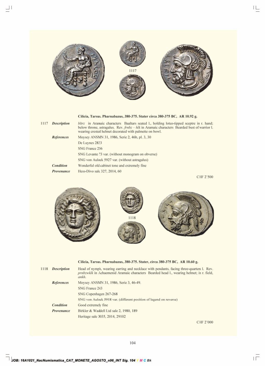 Numismatica Ars Classica Auction 96 (2016) page 105