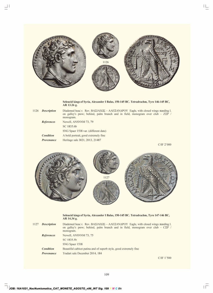 Numismatica Ars Classica Auction 96 (2016) page 110
