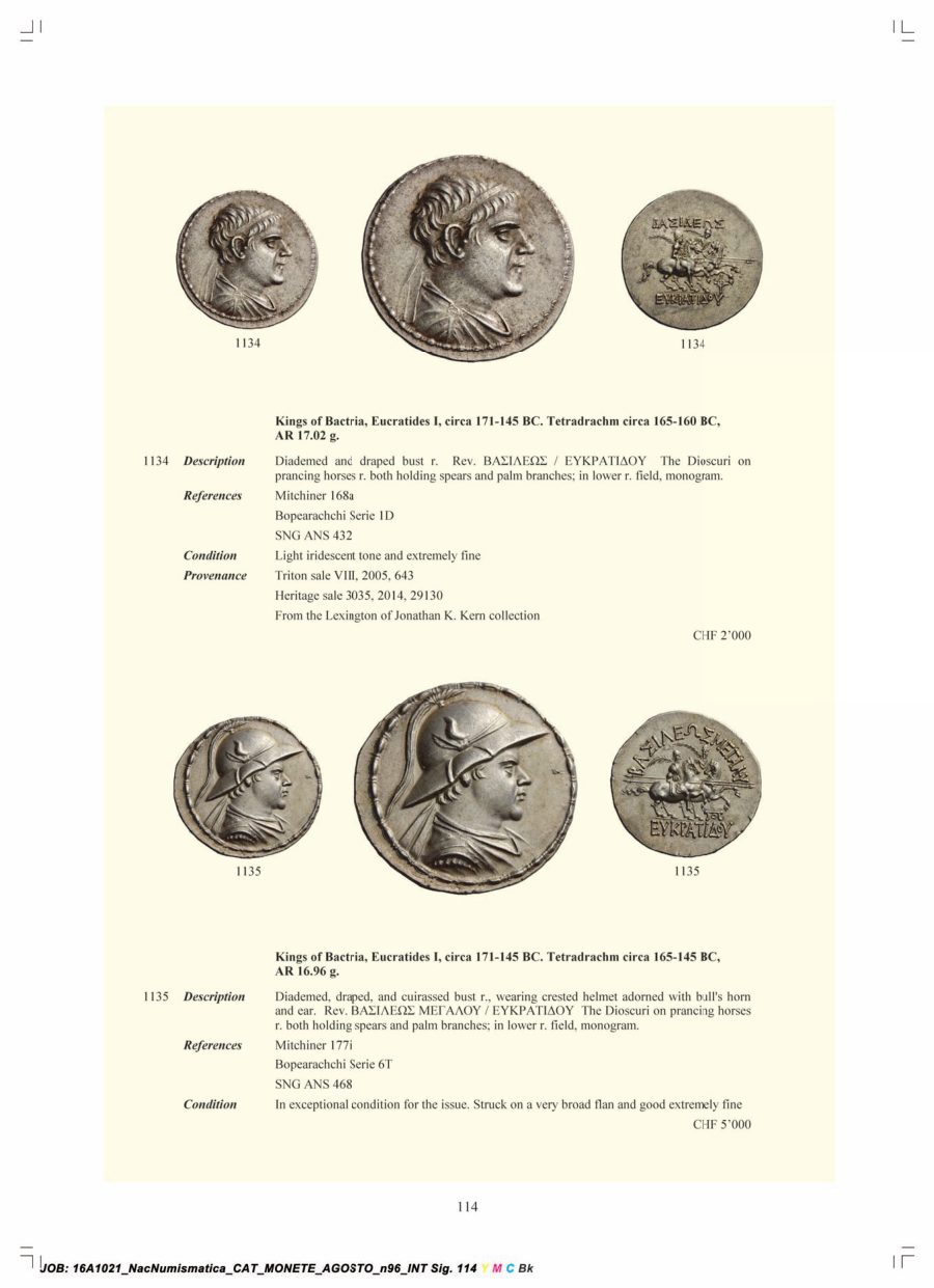 Numismatica Ars Classica Auction 96 (2016) page 115