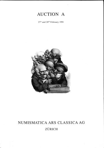 Numismatica Ars Classica Auction A (1991) cover