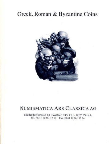 Numismatica Ars Classica Auction F (1996) cover