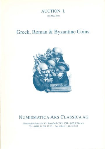 Numismatica Ars Classica Auction L (2001) cover