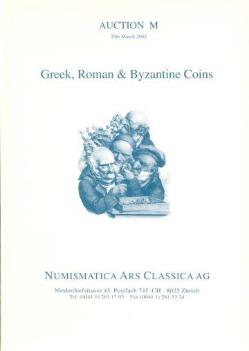 Numismatica Ars Classica Auction M (2002) cover