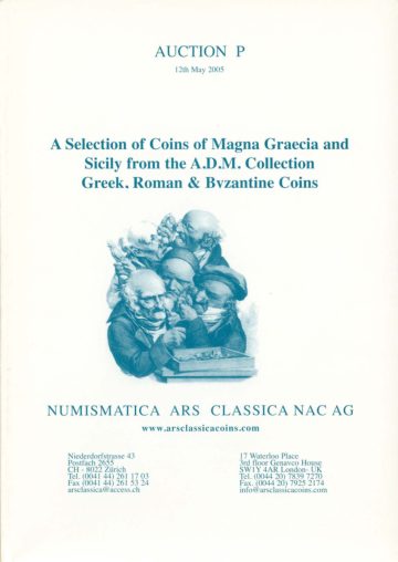 Numismatica Ars Classica Auction P (2005) cover