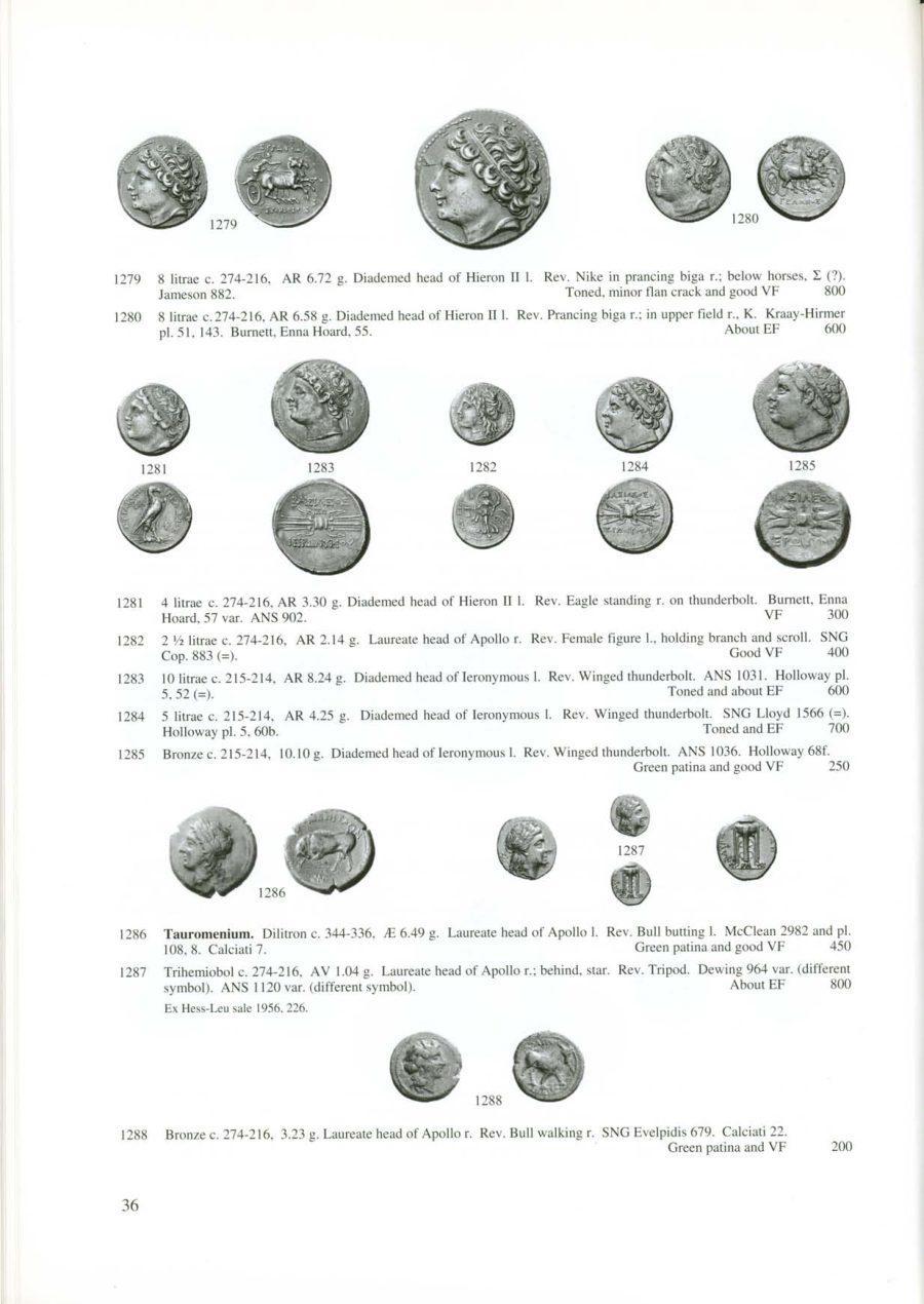 Numismatica Ars Classica Auction P (2005) page 38