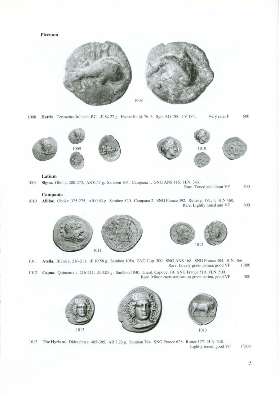 Numismatica Ars Classica Auction Q (2006) page 9